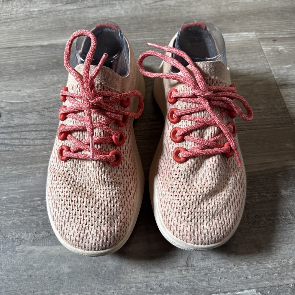 Allbirds WOMEN'S Tree‎ Dasher Flame Coral Running Shoes Sneakers Size 7.5